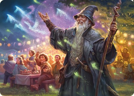 Gandalf, Friend of the Shire Art Card [The Lord of the Rings: Tales of Middle-earth Art Series] | Deep Dive Games St. Marys