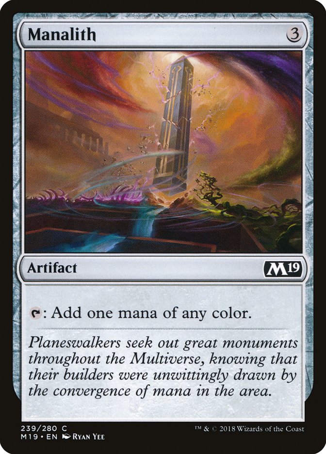 Manalith [Core Set 2019] | Deep Dive Games St. Marys