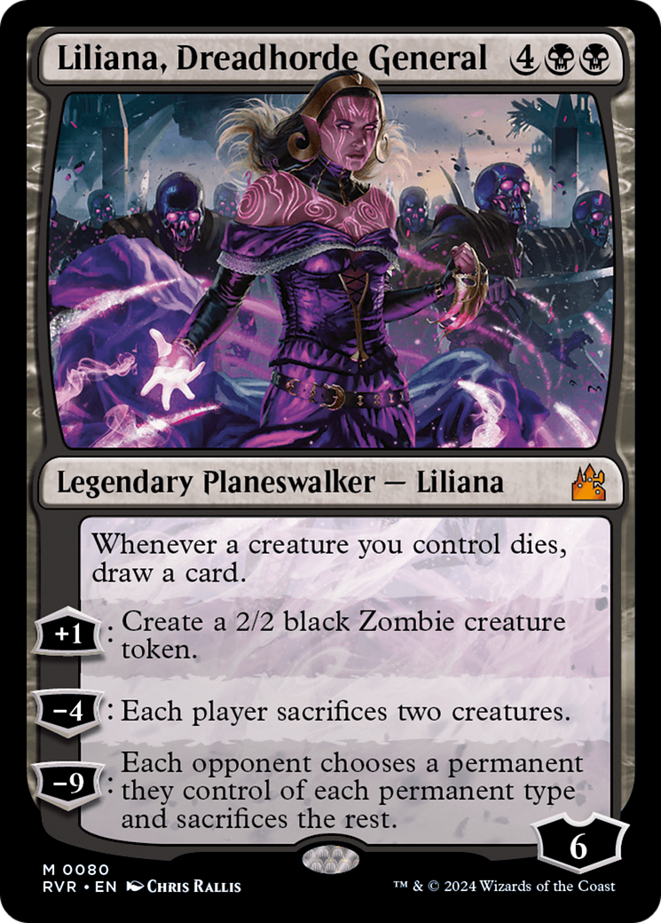 Liliana, Dreadhorde General [Ravnica Remastered] | Deep Dive Games St. Marys