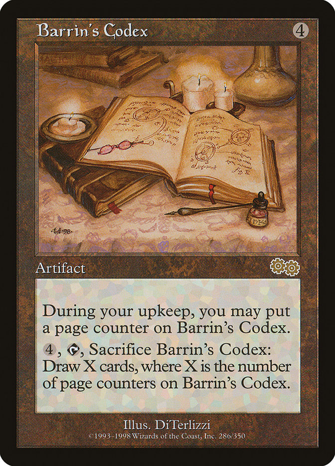 Barrin's Codex [Urza's Saga] | Deep Dive Games St. Marys