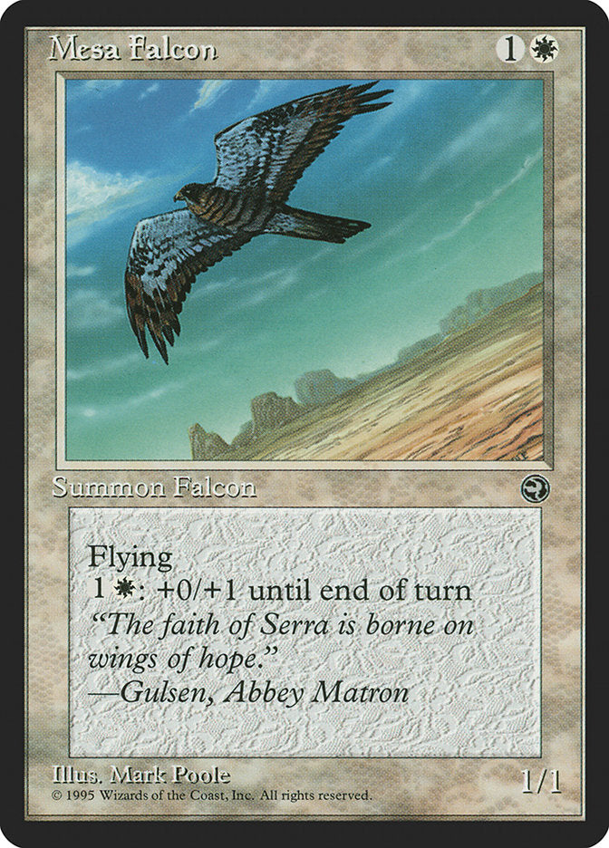 Mesa Falcon (Gulsen Flavor Text) [Homelands] | Deep Dive Games St. Marys
