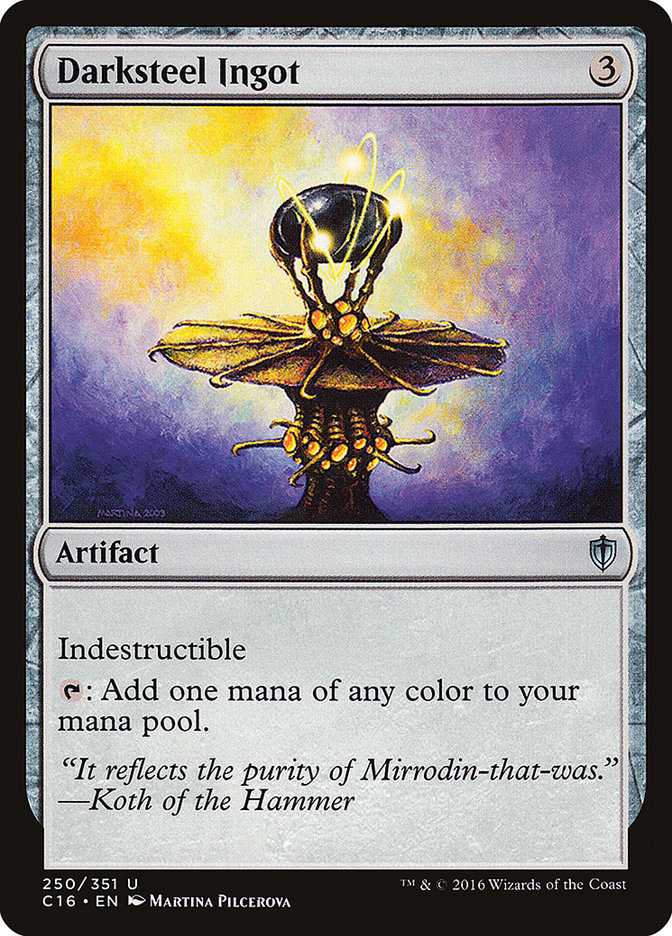 Darksteel Ingot [Commander 2016] | Deep Dive Games St. Marys