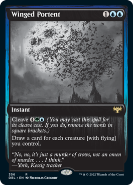 Winged Portent [Innistrad: Double Feature] | Deep Dive Games St. Marys
