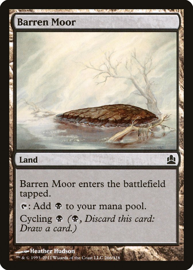 Barren Moor [Commander 2011] | Deep Dive Games St. Marys