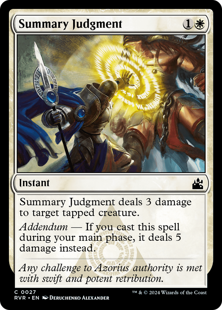 Summary Judgment [Ravnica Remastered] | Deep Dive Games St. Marys