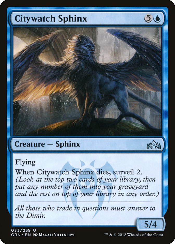 Citywatch Sphinx [Guilds of Ravnica] | Deep Dive Games St. Marys