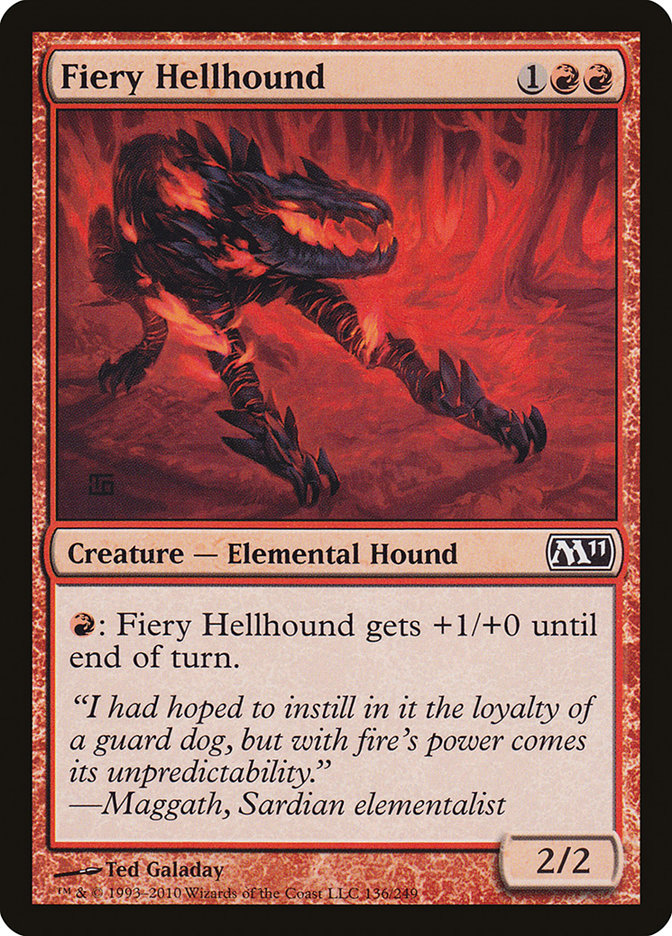 Fiery Hellhound [Magic 2011] | Deep Dive Games St. Marys