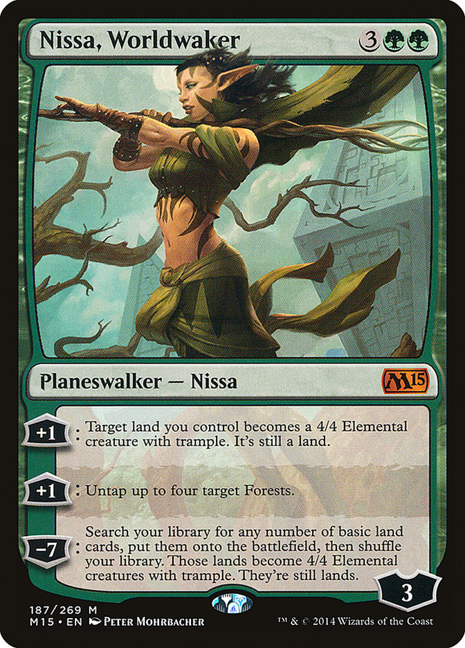 Nissa, Worldwaker [Magic 2015] | Deep Dive Games St. Marys