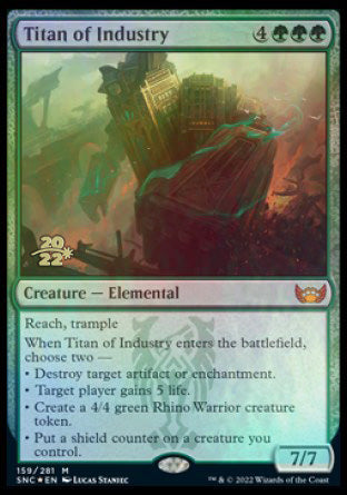 Titan of Industry [Streets of New Capenna Prerelease Promos] | Deep Dive Games St. Marys