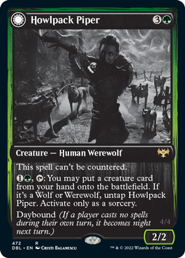 Howlpack Piper // Wildsong Howler [Innistrad: Double Feature] | Deep Dive Games St. Marys