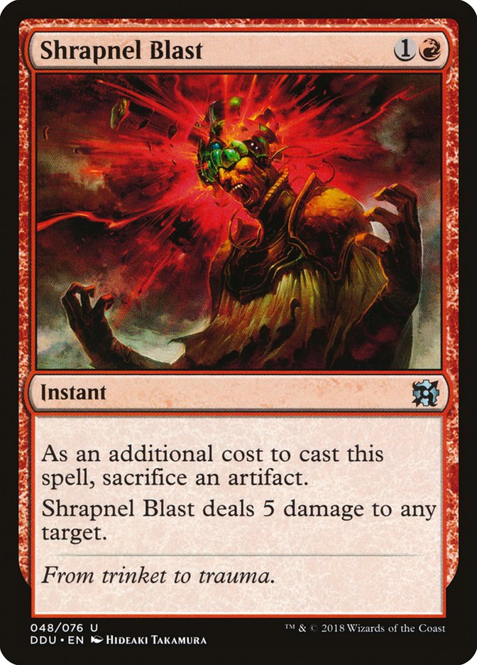 Shrapnel Blast [Duel Decks: Elves vs. Inventors] | Deep Dive Games St. Marys