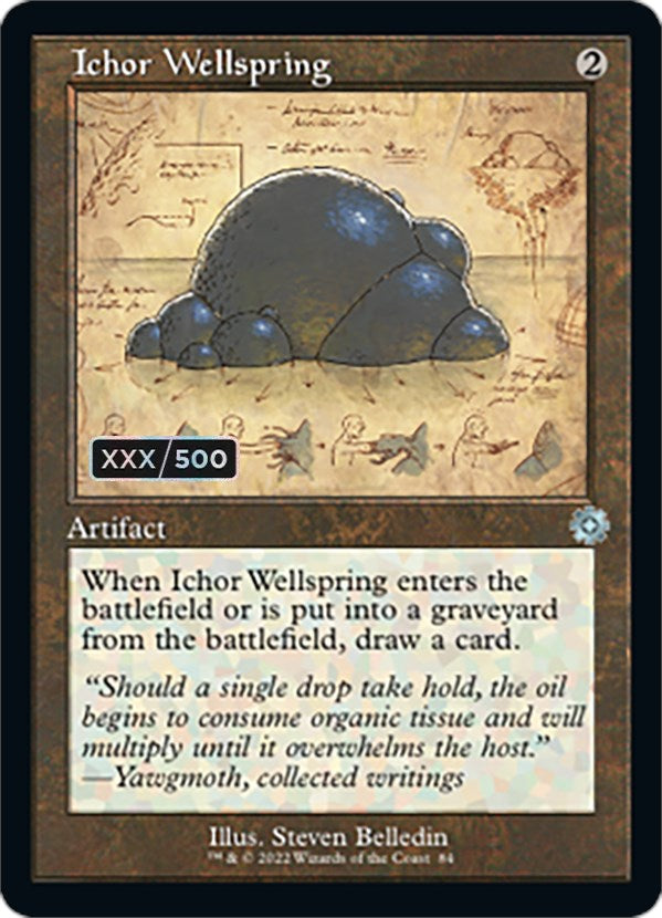 Ichor Wellspring (Retro Schematic) (Serialized) [The Brothers' War Retro Artifacts] | Deep Dive Games St. Marys