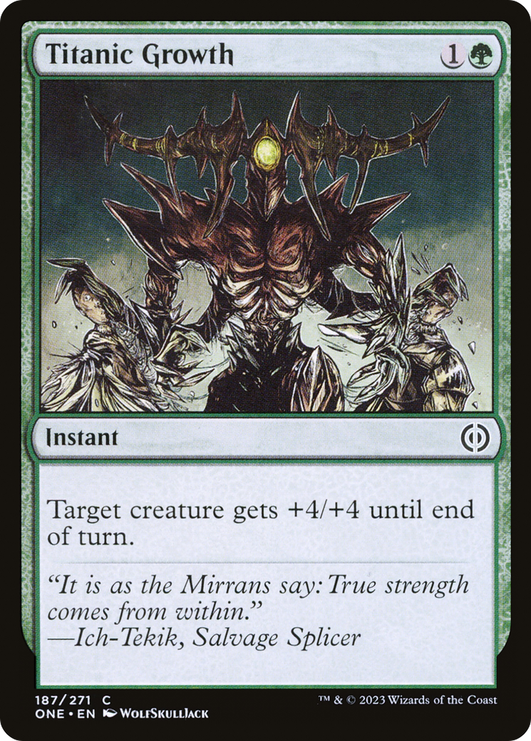 Titanic Growth [Phyrexia: All Will Be One] | Deep Dive Games St. Marys