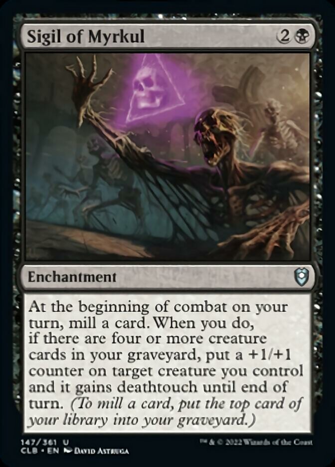 Sigil of Myrkul [Commander Legends: Battle for Baldur's Gate] | Deep Dive Games St. Marys