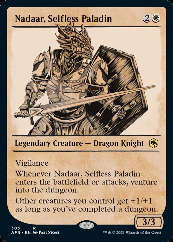 Nadaar, Selfless Paladin (Showcase) [Dungeons & Dragons: Adventures in the Forgotten Realms] | Deep Dive Games St. Marys