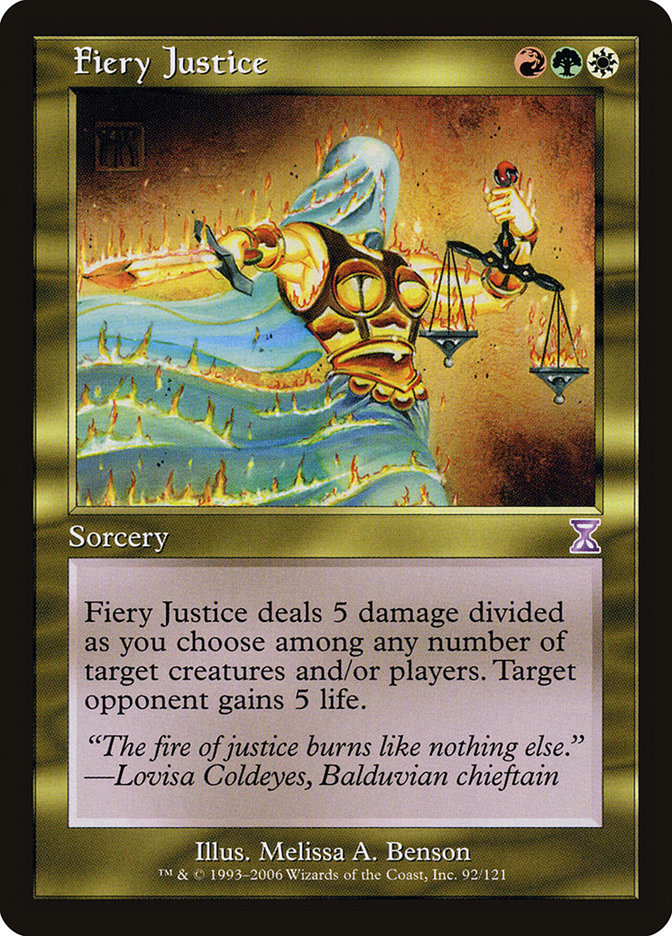 Fiery Justice [Time Spiral Timeshifted] | Deep Dive Games St. Marys