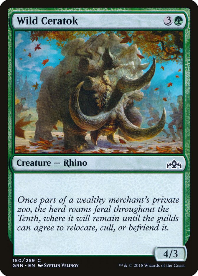 Wild Ceratok [Guilds of Ravnica] | Deep Dive Games St. Marys