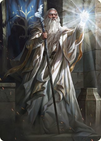 Gandalf the White Art Card [The Lord of the Rings: Tales of Middle-earth Art Series] | Deep Dive Games St. Marys