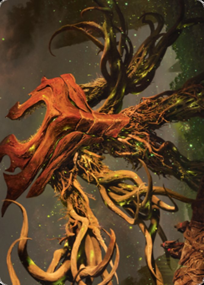 Ashaya, Soul of the Wild Art Card (Gold-Stamped Signature) [Zendikar Rising Art Series] | Deep Dive Games St. Marys