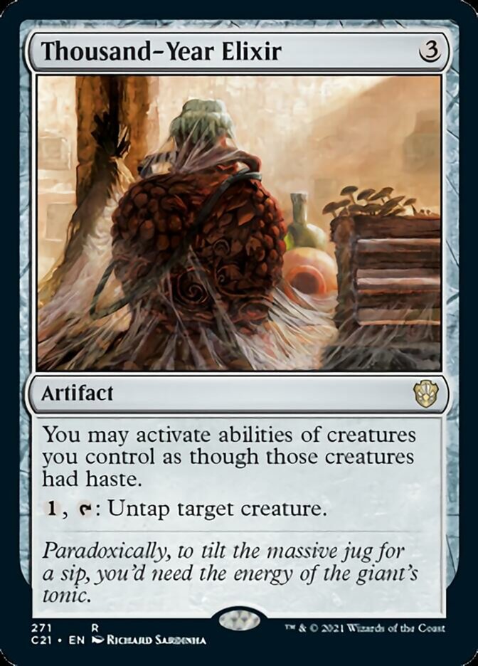 Thousand-Year Elixir [Commander 2021] | Deep Dive Games St. Marys