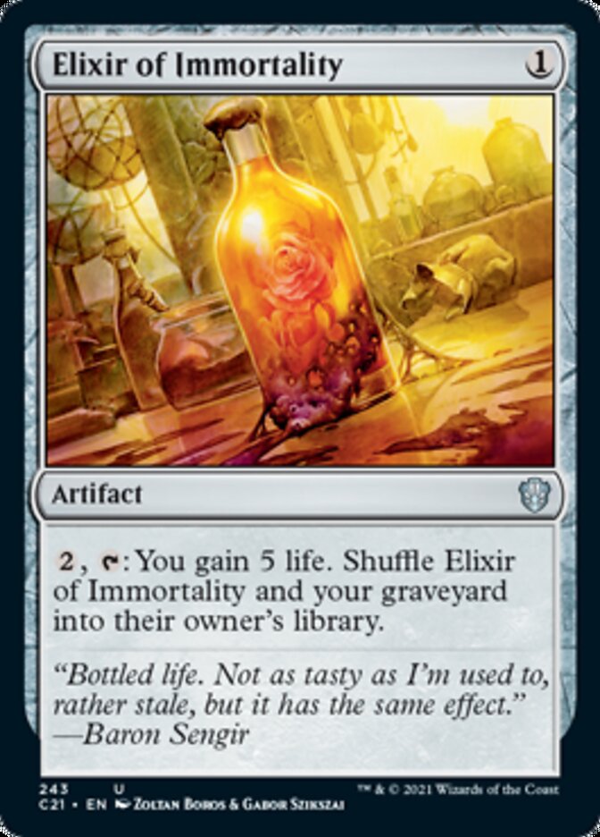 Elixir of Immortality [Commander 2021] | Deep Dive Games St. Marys