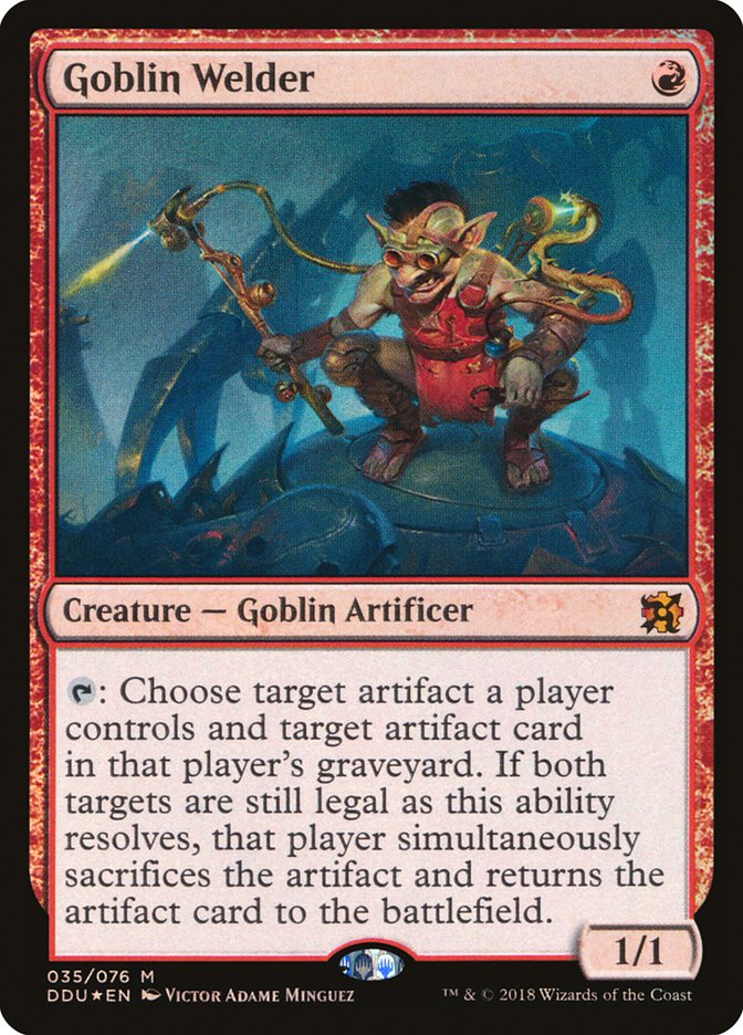 Goblin Welder [Duel Decks: Elves vs. Inventors] | Deep Dive Games St. Marys
