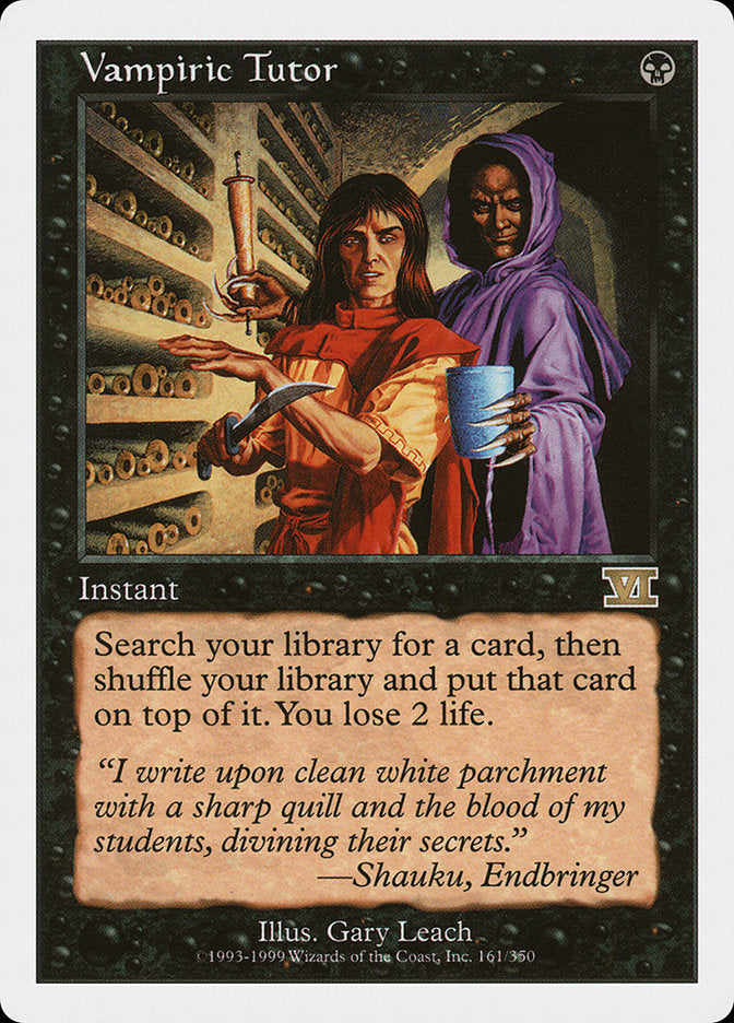 Vampiric Tutor [Classic Sixth Edition] | Deep Dive Games St. Marys
