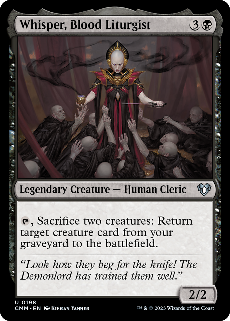 Whisper, Blood Liturgist [Commander Masters] | Deep Dive Games St. Marys