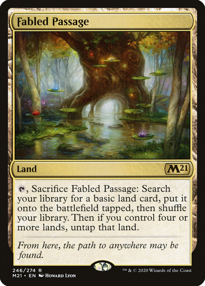 Fabled Passage [Core Set 2021] | Deep Dive Games St. Marys