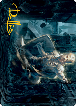 Dennick, Pious Apparition Art Card (Gold-Stamped Signature) [Innistrad: Midnight Hunt Art Series] | Deep Dive Games St. Marys