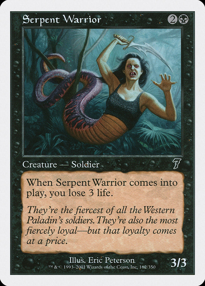 Serpent Warrior [Seventh Edition] | Deep Dive Games St. Marys