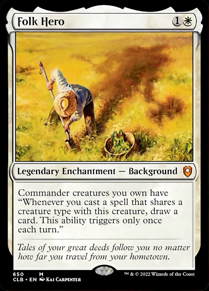 Folk Hero [Commander Legends: Battle for Baldur's Gate] | Deep Dive Games St. Marys