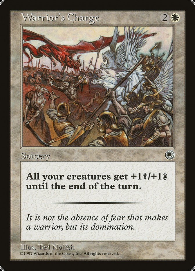 Warrior's Charge (With Flavor Text) [Portal] | Deep Dive Games St. Marys