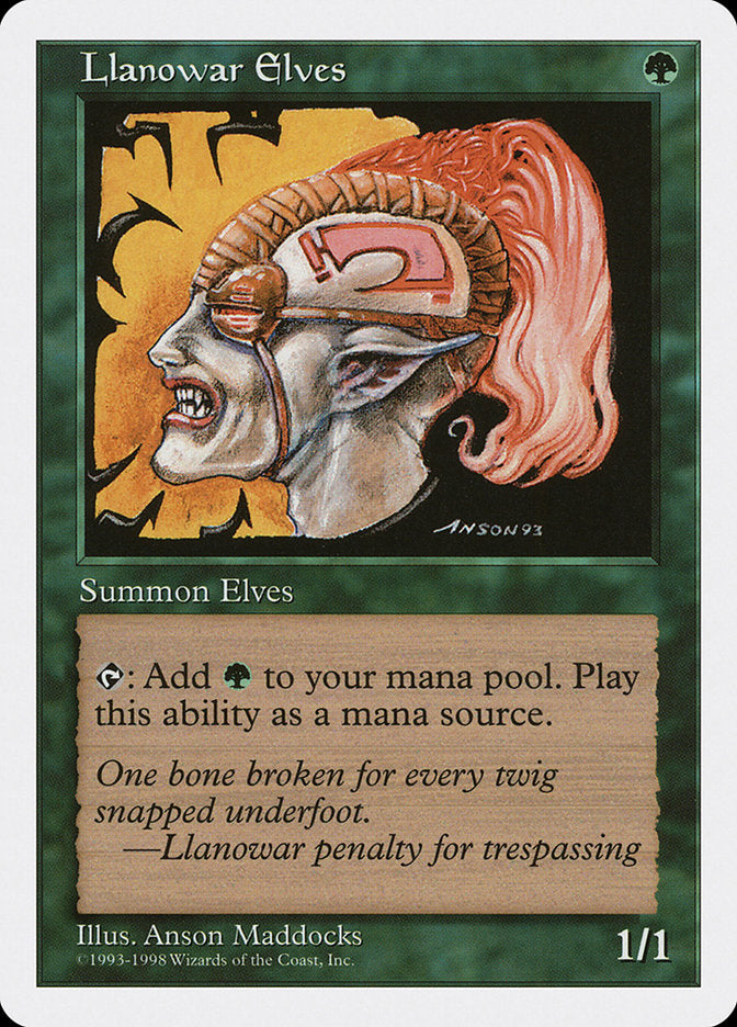 Llanowar Elves [Anthologies] | Deep Dive Games St. Marys