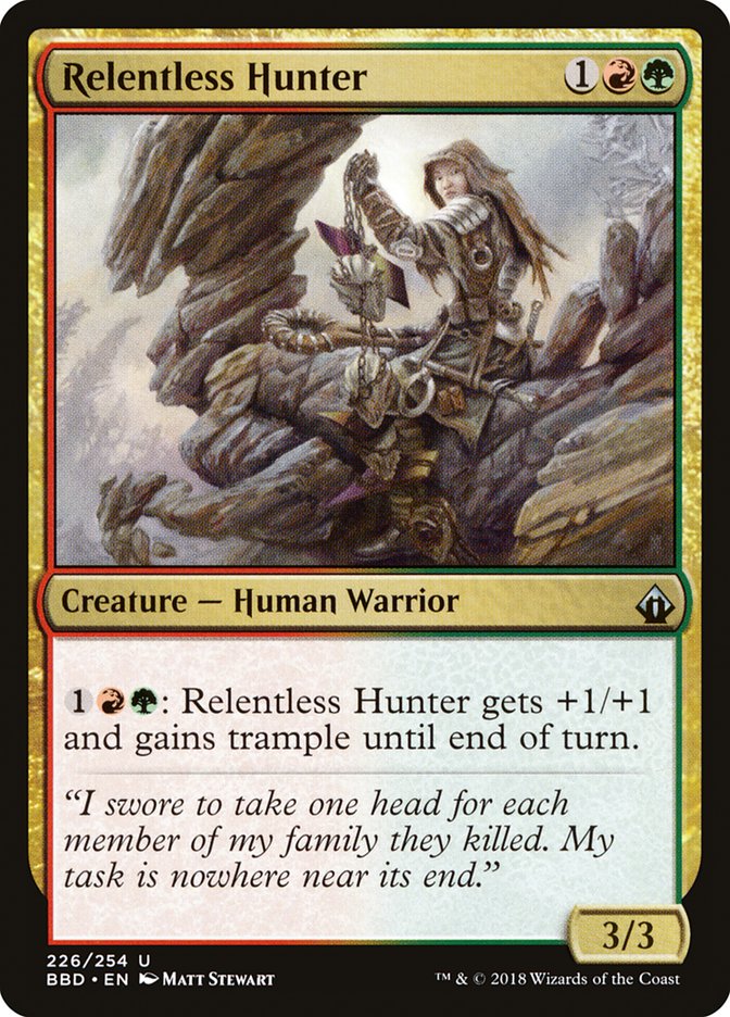 Relentless Hunter [Battlebond] | Deep Dive Games St. Marys
