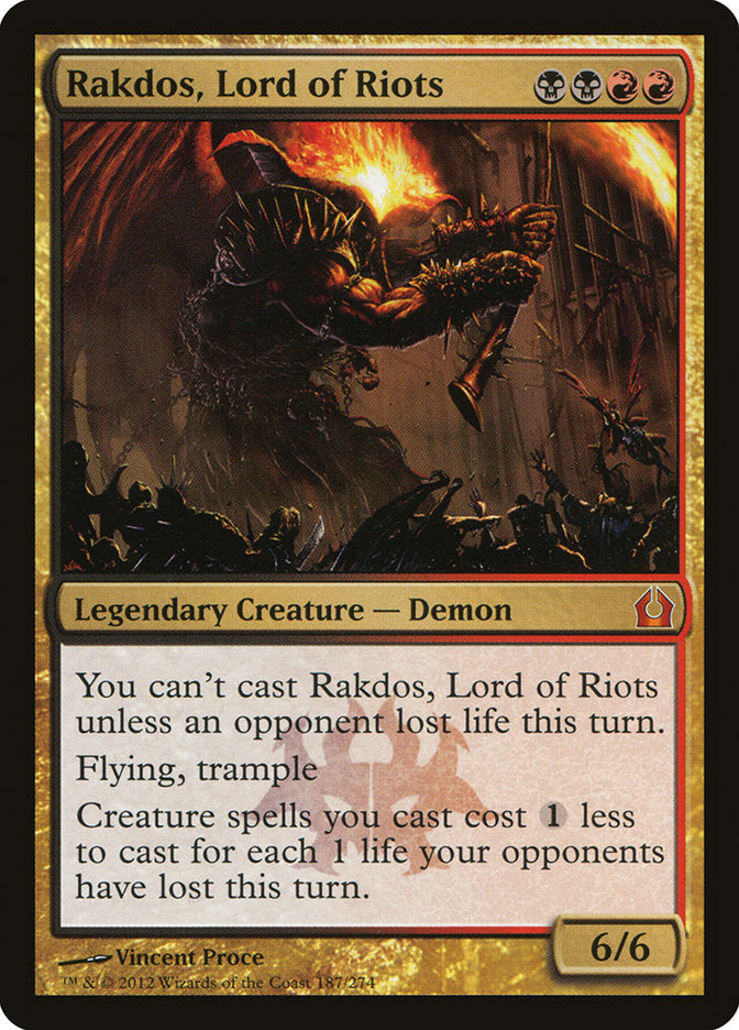 Rakdos, Lord of Riots [Return to Ravnica] | Deep Dive Games St. Marys