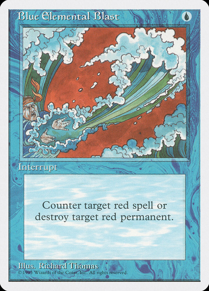 Blue Elemental Blast [Fourth Edition] | Deep Dive Games St. Marys
