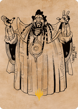 Alaundo the Seer Art Card (Gold-Stamped Signature) [Commander Legends: Battle for Baldur's Gate Art Series] | Deep Dive Games St. Marys