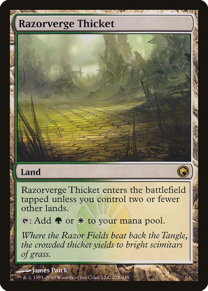 Razorverge Thicket [Scars of Mirrodin] | Deep Dive Games St. Marys