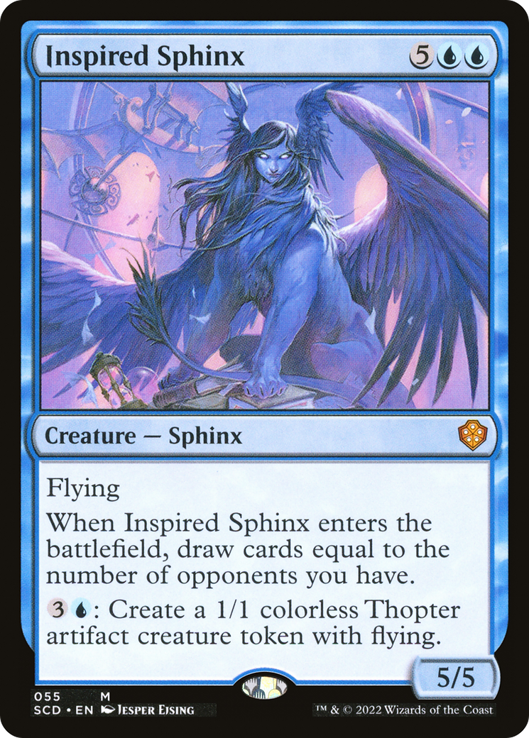 Inspired Sphinx [Starter Commander Decks] | Deep Dive Games St. Marys