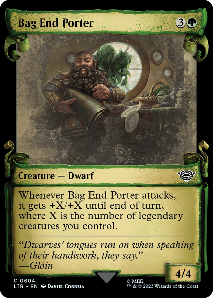 Bag End Porter [The Lord of the Rings: Tales of Middle-Earth Showcase Scrolls] | Deep Dive Games St. Marys