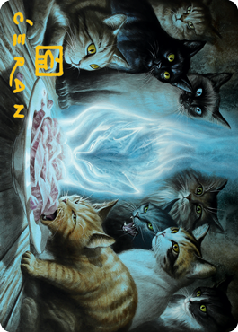 Can't Stay Away Art Card (Gold-Stamped Signature) [Innistrad: Midnight Hunt Art Series] | Deep Dive Games St. Marys