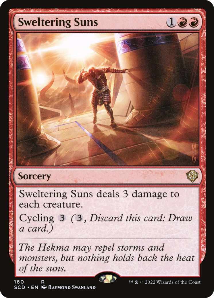 Sweltering Suns [Starter Commander Decks] | Deep Dive Games St. Marys