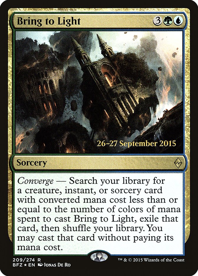 Bring to Light [Battle for Zendikar Prerelease Promos] | Deep Dive Games St. Marys