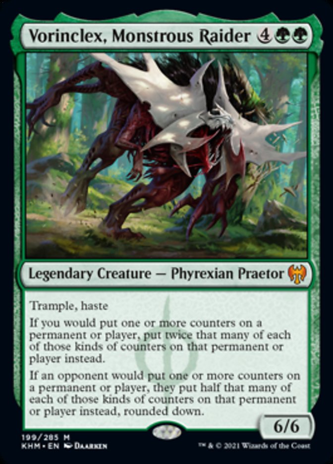 Vorinclex, Monstrous Raider [Kaldheim] | Deep Dive Games St. Marys