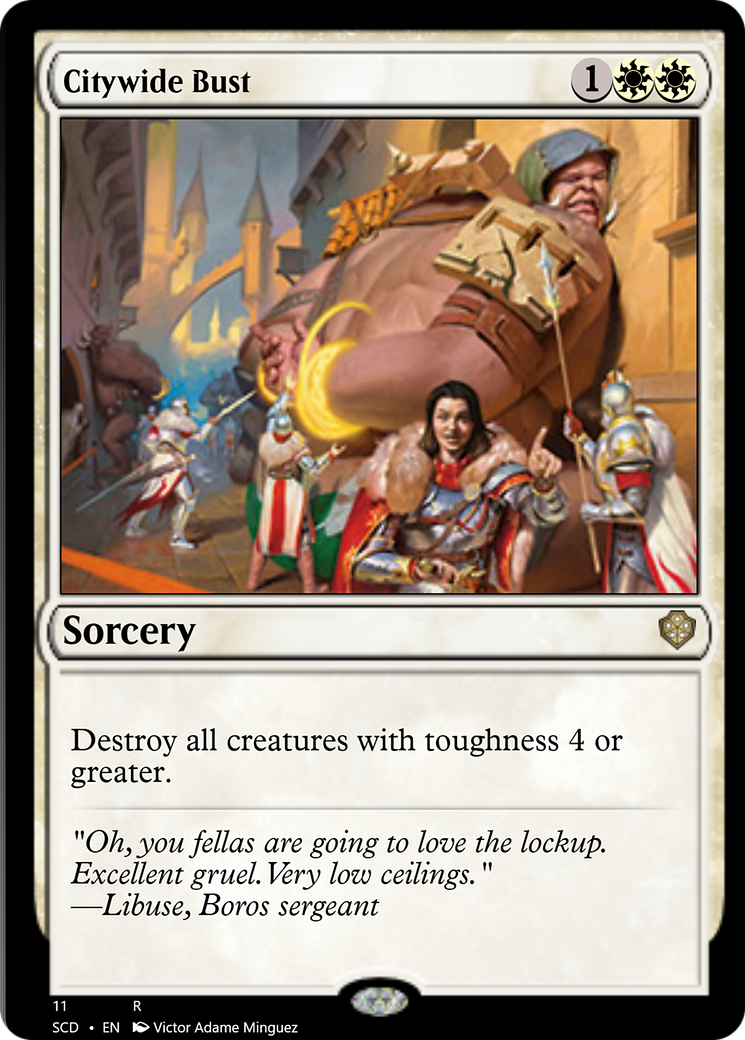 Citywide Bust [Starter Commander Decks] | Deep Dive Games St. Marys