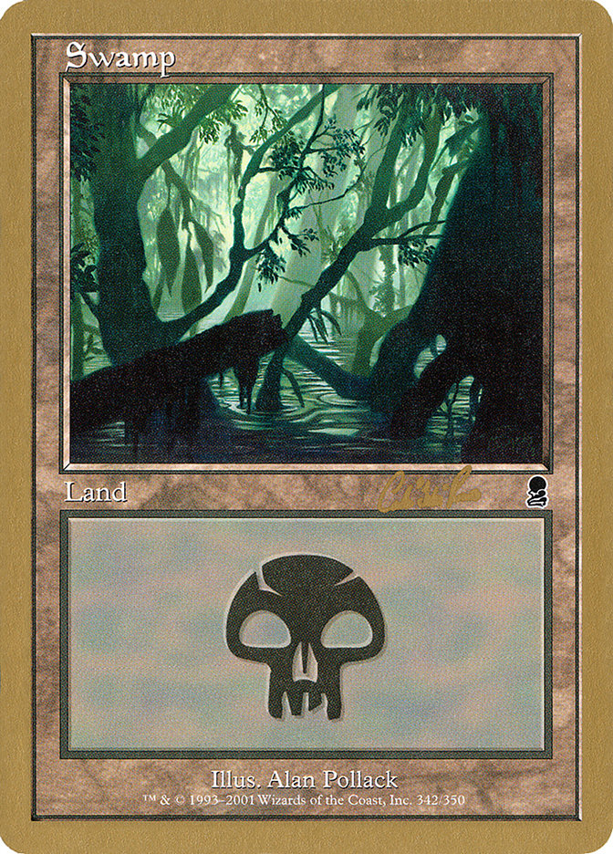 Swamp (cr342) (Carlos Romao) [World Championship Decks 2002] | Deep Dive Games St. Marys