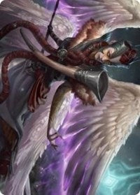 Firja, Judge of Valor Art Card [Kaldheim Art Series] | Deep Dive Games St. Marys