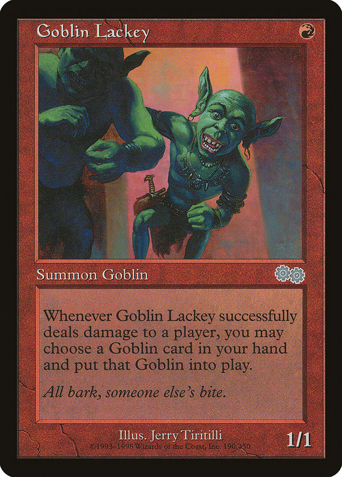 Goblin Lackey [Urza's Saga] | Deep Dive Games St. Marys