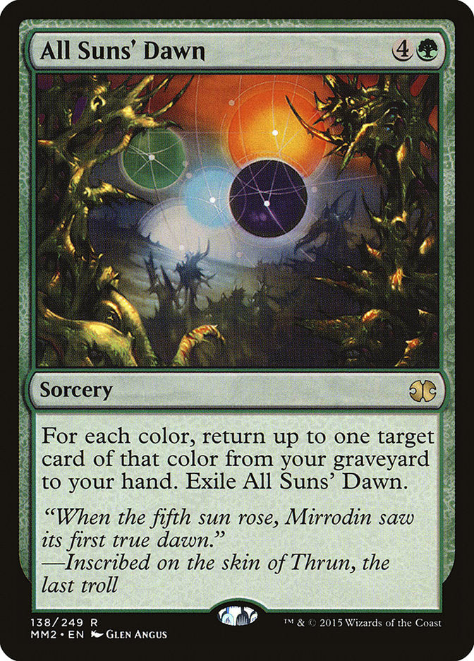 All Suns' Dawn [Modern Masters 2015] | Deep Dive Games St. Marys